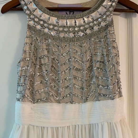 JS Collections Gown | Purchased as size 6, but altered to approximately size 4 - Picture 2 of 3